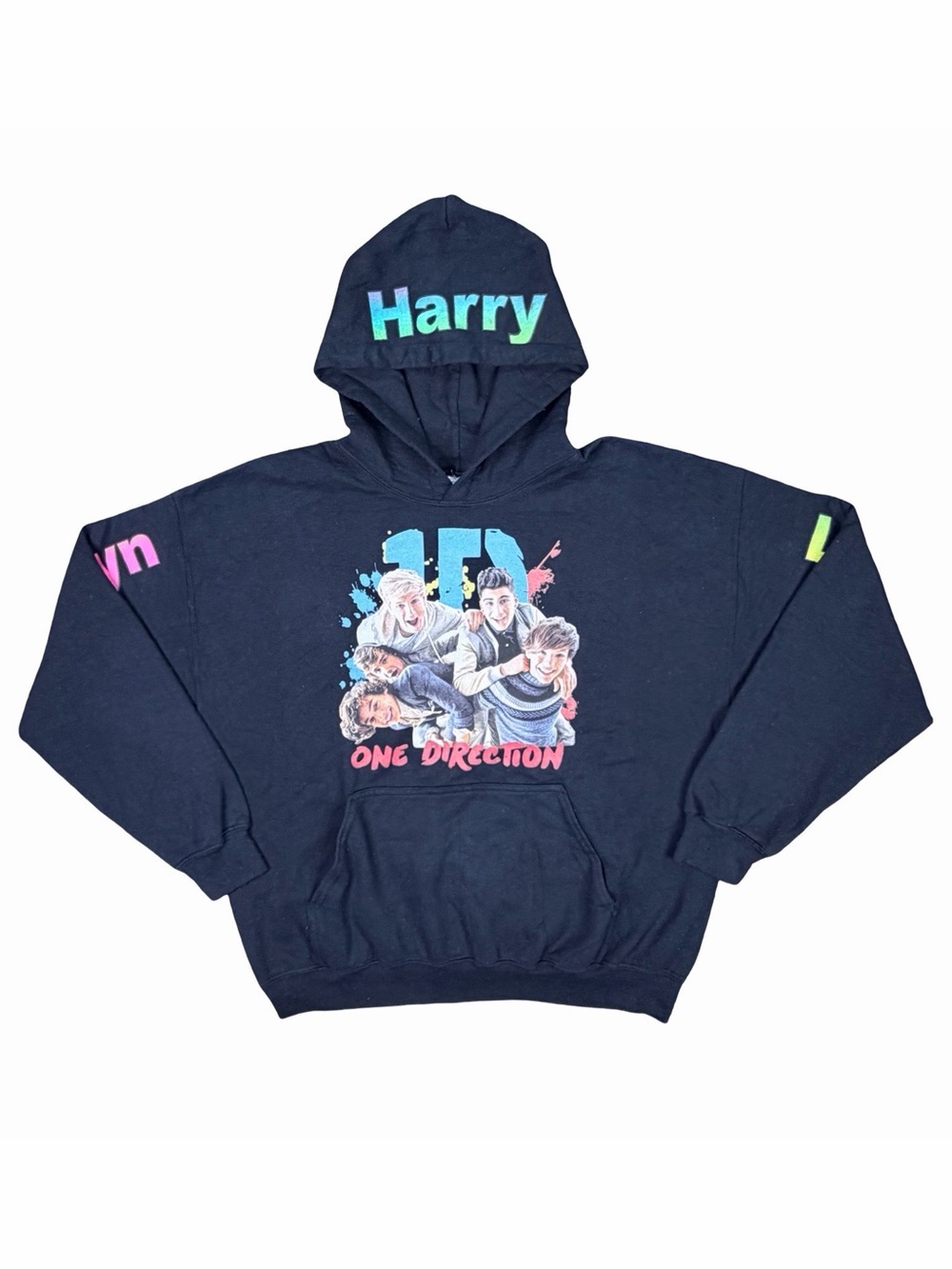 Gildan 1D One Direction Graffiti Hoodie - Size Large